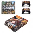 Valkyria Chronicles 4 decal skin sticker for PS4 Pro console and controllers