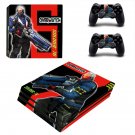 Overwatch Soldier 76 decal skin sticker for PS4 Pro console and controllers