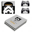 Star Wars Stormtrooper decal skin sticker for PS4 Pro console and controllers