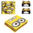 Minions decal skin sticker for PS4 Pro console and controllers
