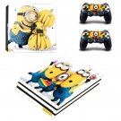 Minions decal skin sticker for PS4 Pro console and controllers