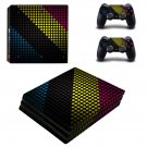 Abstract wallpaper decal skin sticker for PS4 Pro console and controllers
