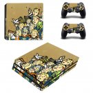 Vault Boy decal skin sticker for PS4 Pro console and controllers