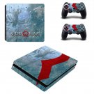 God of war decal skin sticker for PS4 Slim console and controllers