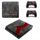 God of war decal skin sticker for PS4 Slim console and controllers