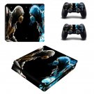 Mortal Kombat X decal skin sticker for PS4 Slim console and controllers