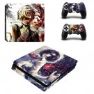 Tokyo Ghoul decal skin sticker for PS4 Slim console and controllers