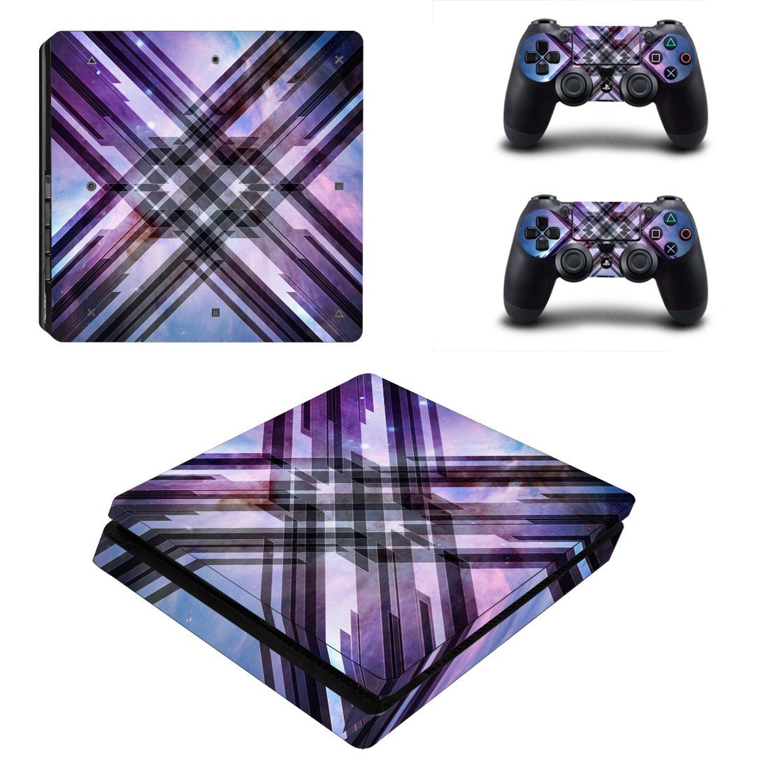 Nice Wallpapers decal skin sticker for PS4 Slim console and controllers