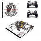 Monster Hunter World decal skin sticker for PS4 Slim console and controllers