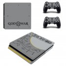 God of War 4 decal skin sticker for PS4 Slim console and controllers