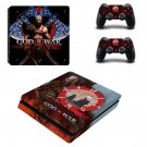 God of War 4 decal skin sticker for PS4 Slim console and controllers