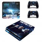 Detroit become human decal skin sticker for PS4 Slim console and controllers
