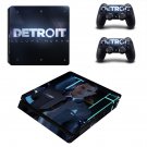Detroit become human decal skin sticker for PS4 Slim console and controllers