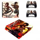 Attack on Titan 2 decal skin sticker for PS4 Slim console and controllers