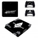 Sword Art Online decal skin sticker for PS4 Slim console and controllers