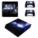 Detroit become human decal skin sticker for PS4 Slim console and controllers