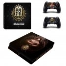 Kingdom Come Deliverance decal skin sticker for PS4 Slim console and controllers