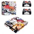 Fairy Tail decal skin sticker for PS4 Slim console and controllers