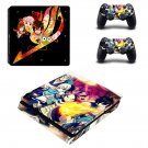 Fairy Tail decal skin sticker for PS4 Slim console and controllers