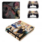 Fairy Tail decal skin sticker for PS4 Slim console and controllers