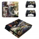 The Legend of Zelda Twilight Princess decal skin sticker for PS4 Slim console and controllers