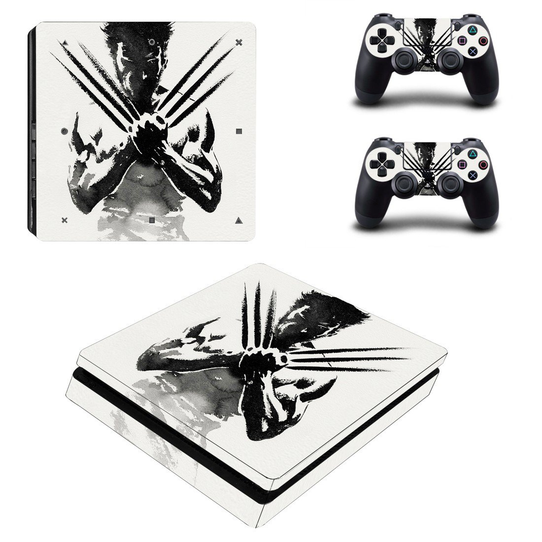 X Men decal skin sticker for PS4 Slim console and controllers