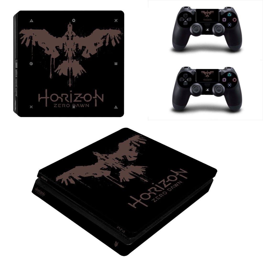 Horizon Zero Dawn decal skin sticker for PS4 Slim console and controllers