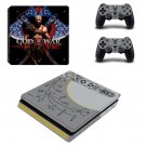 God of War 4 decal skin sticker for PS4 Slim console and controllers