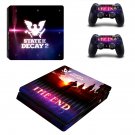 State of Decay 2 decal skin sticker for PS4 Slim console and controllers