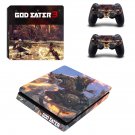 God Eater 3 decal skin sticker for PS4 Slim console and controllers