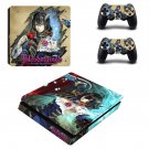 Bloodstained Ritual of the Night decal skin sticker for PS4 Slim console and controllers