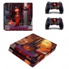 Bloodstained Ritual of the Night decal skin sticker for PS4 Slim console and controllers