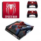 Spider Man decal skin sticker for PS4 Slim console and controllers