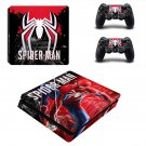 Spider Man decal skin sticker for PS4 Slim console and controllers