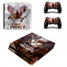 State of Decay 2 decal skin sticker for PS4 Slim console and controllers