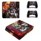 Bloodstained Ritual of the Night decal skin sticker for PS4 Slim console and controllers