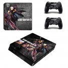 God Eater 3 decal skin sticker for PS4 Slim console and controllers