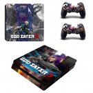 God Eater 3 decal skin sticker for PS4 Slim console and controllers