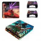 Metal Max Xeno decal skin sticker for PS4 Slim console and controllers