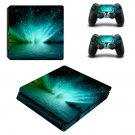 Shining water decal skin sticker for PS4 Slim console and controllers