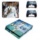 Cristiano Ronaldo decal skin sticker for PS4 Slim console and controllers