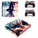 Sexy wallpaper decal skin sticker for PS4 Slim console and controllers