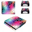 Abstract wallpaper decal skin sticker for PS4 Slim console and controllers