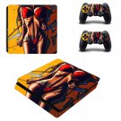 Sexy Lady decal skin sticker for PS4 Slim console and controllers