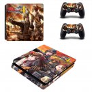 Valkyria Chronicles 4 decal skin sticker for PS4 Slim console and controllers