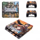Valkyria Chronicles 4 decal skin sticker for PS4 Slim console and controllers