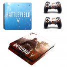 Battlefield 5 decal skin sticker for PS4 Slim console and controllers