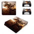 Tree Wallpaper decal skin sticker for PS4 Slim console and controllers