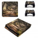 Dark Hedges decal skin sticker for PS4 Slim console and controllers