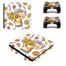 Fast food decal skin sticker for PS4 Slim console and controllers
